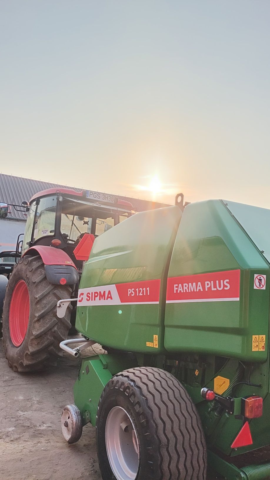 Prasa zwijająca belukaca Sipma PS 1211 Farma Plus.. ZADBANA!!!