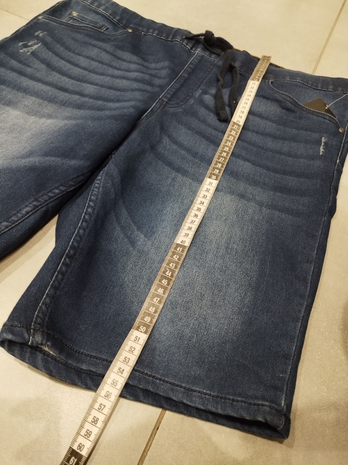 R.XXL nowe spodenki męskie miękki jeans