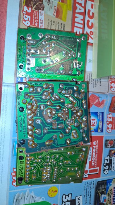 Telewizor neptun płytki elektronika