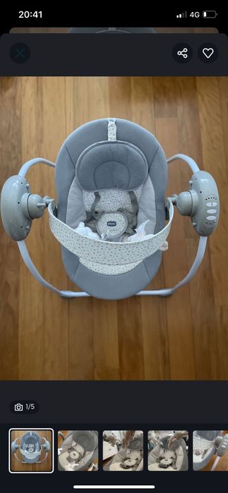 Cadeira baloiço chicco