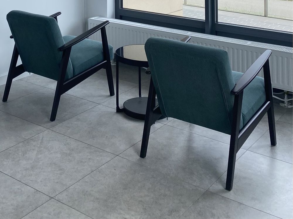 Fotel IKEA EKENÄSET – Kelinge szaroturkusowy
