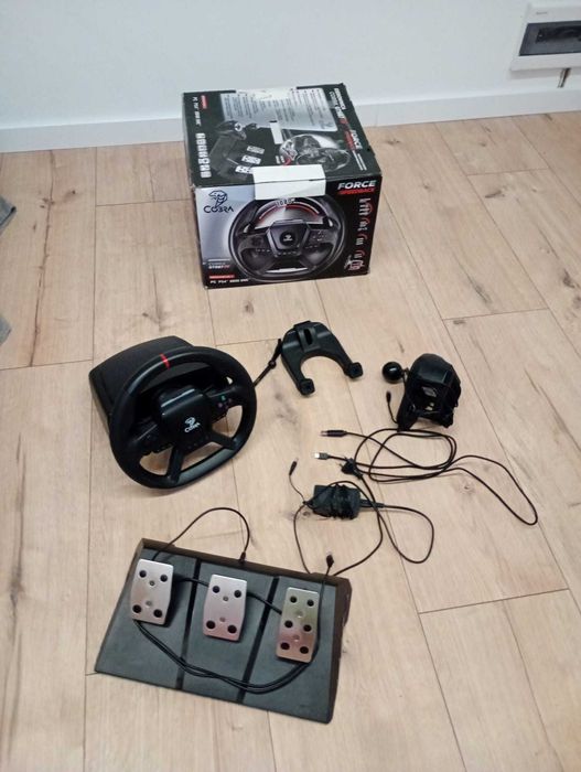 Kierownica Cobra GT987FF + shifter + pedały