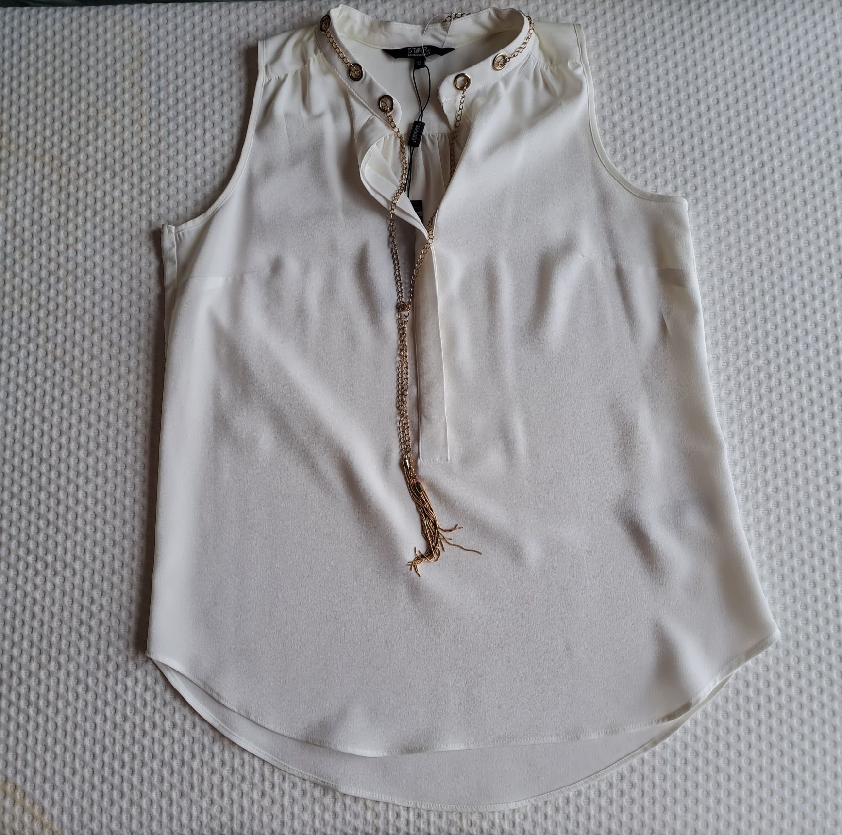 Nowa bluzka, koszula z łańcuszkiem 40/L