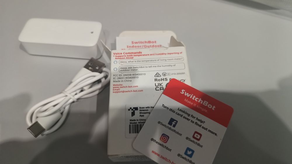 Switch bot Thermo-Hygrometer Розумний сенсор температури та вологості