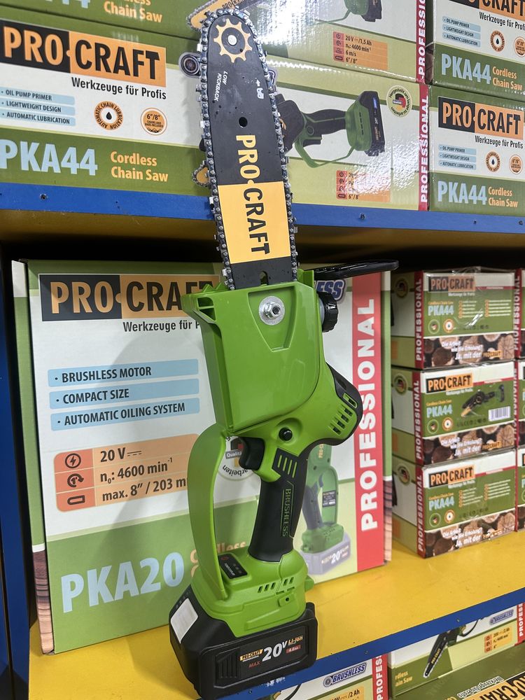 Цепная акумуляторная пила Procraft Pka 20