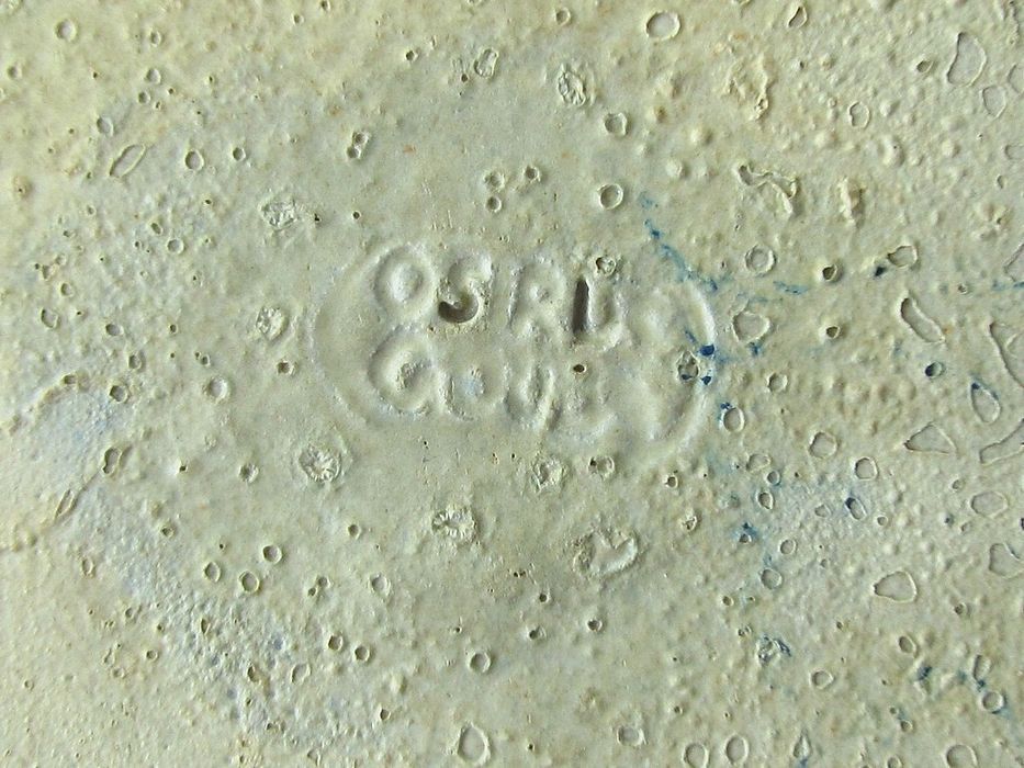 1950 sygnowana ceramiczna podstawka pojemnik