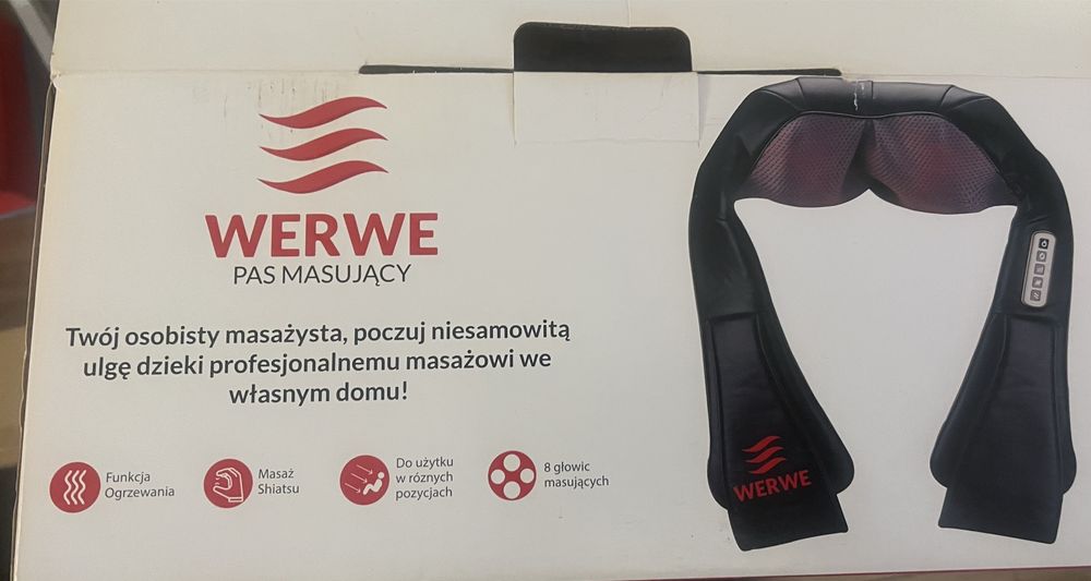 Masażer, pas masujący werwe, masaż