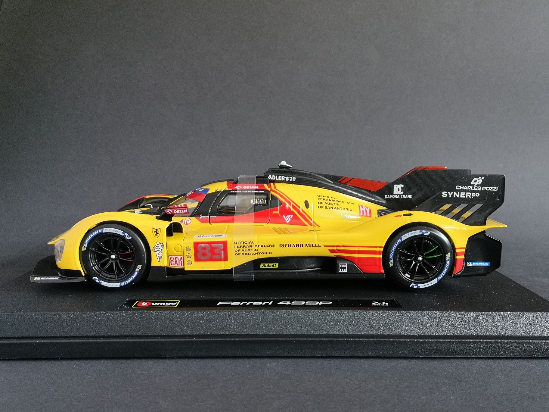 Ferrari 499P #83 24h Le Mans 2024 Robert Kubica Bburago 1:18