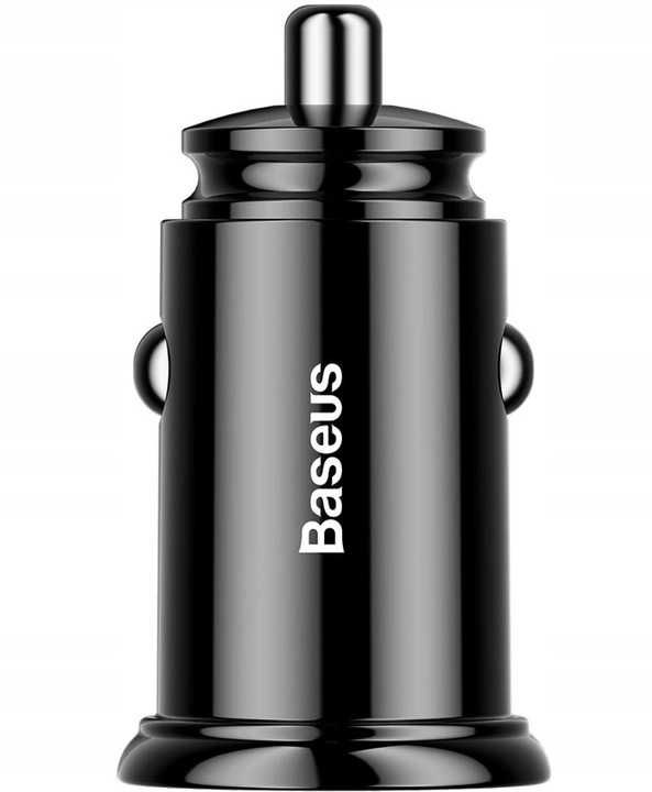 Baseus Circular Inteligentna Ładowarka Samochodowa 2x USB Qc3.0 Quick