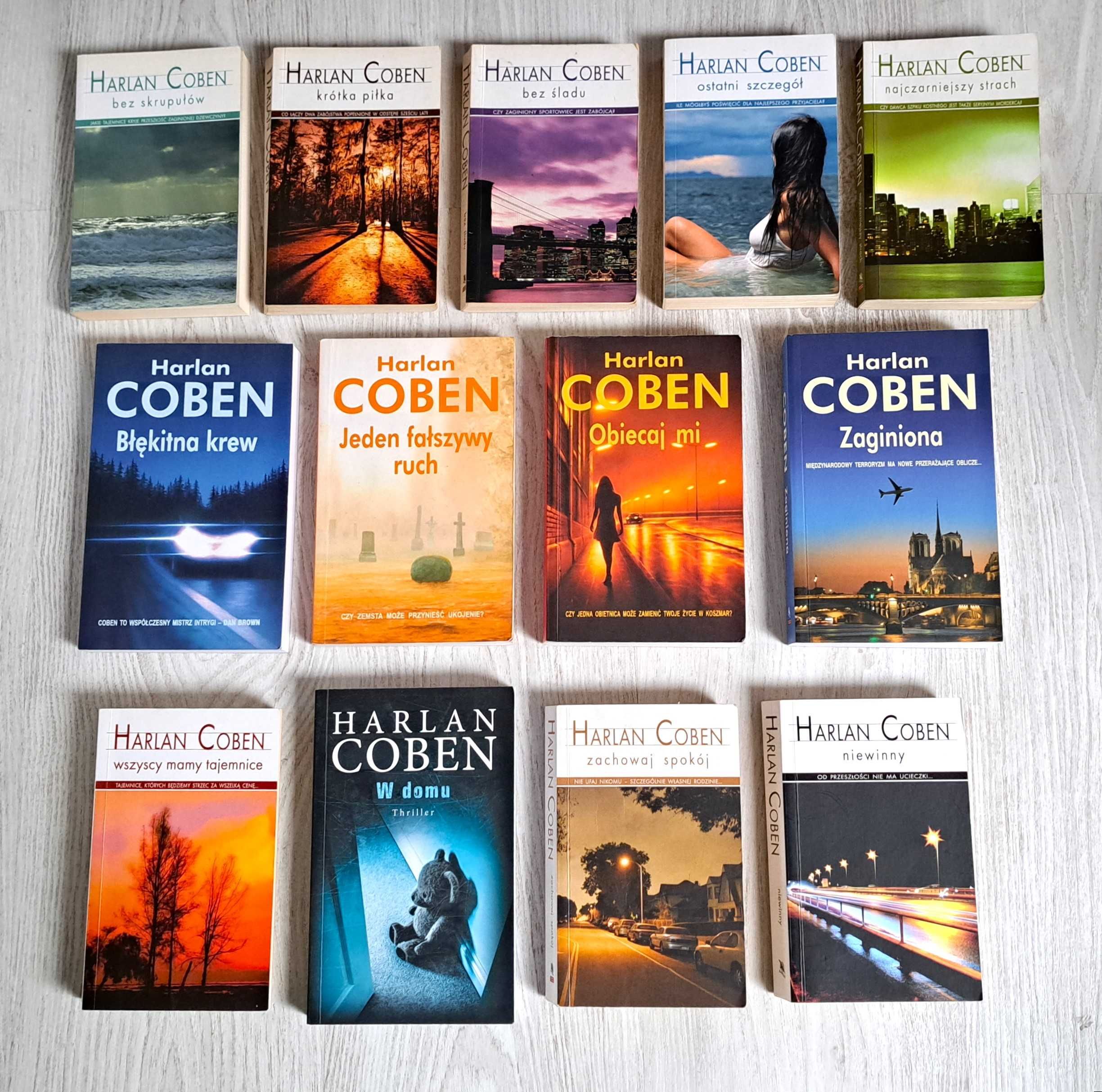 13x Coben Bez skrupułów Krótka piłka Błękitna krew W domu Wszyscy mamy