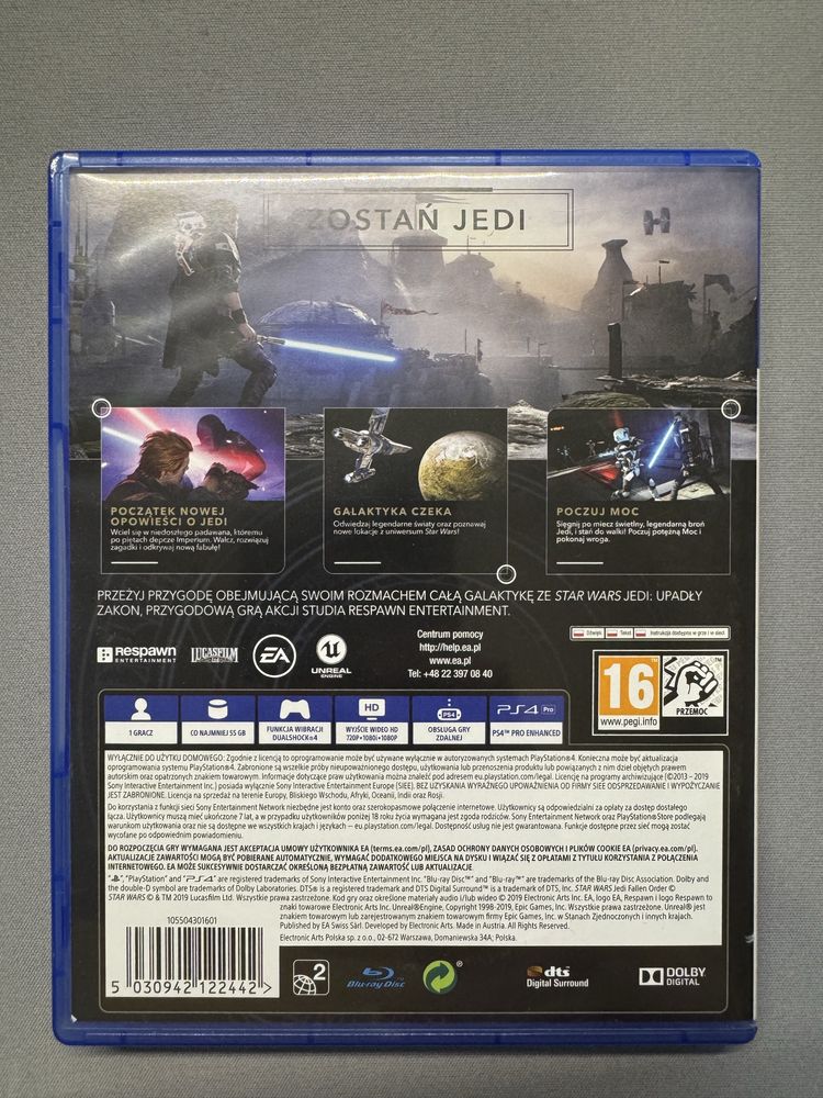 Gra Stat Wars Jedi Upadły Zakon PS4/PS5 PL