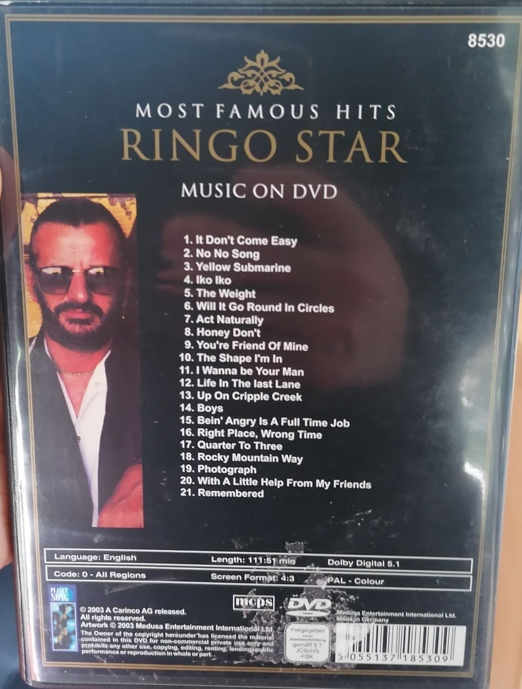 DVDs Ringo Starr, Sinead O'Connor, Batman...