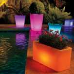 Vasos com iluminação