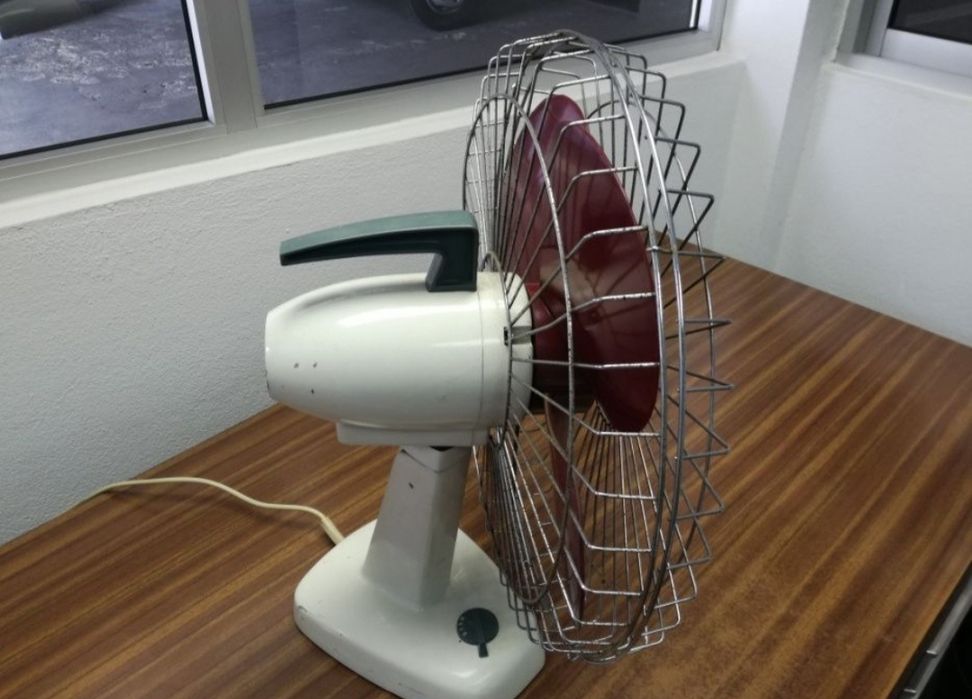 Ventoinha S & P vintage a funcionar.