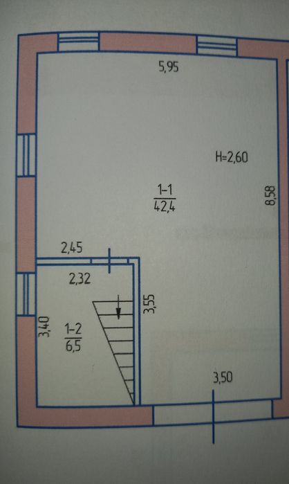 Продаётся часть дома  два этажа Верхняя Хортица