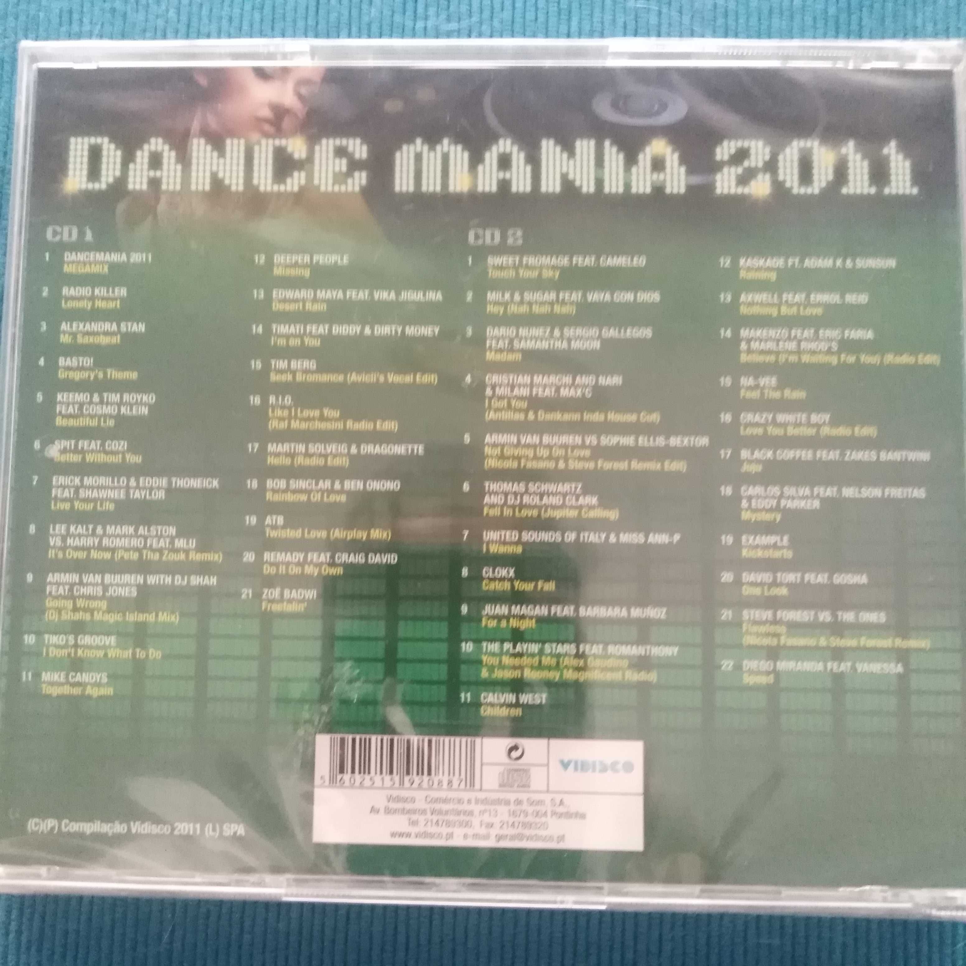 CD Dance Mania 2011 Novo