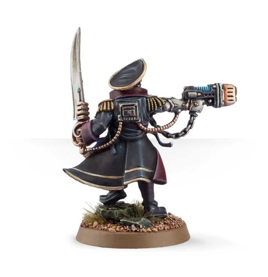 Warhammer 40000 Astra Militarum  Prefectus Commissar + база 25/28.5 мм