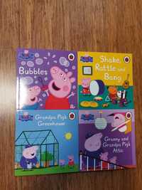 4 książeczki peppa pig po angielsku