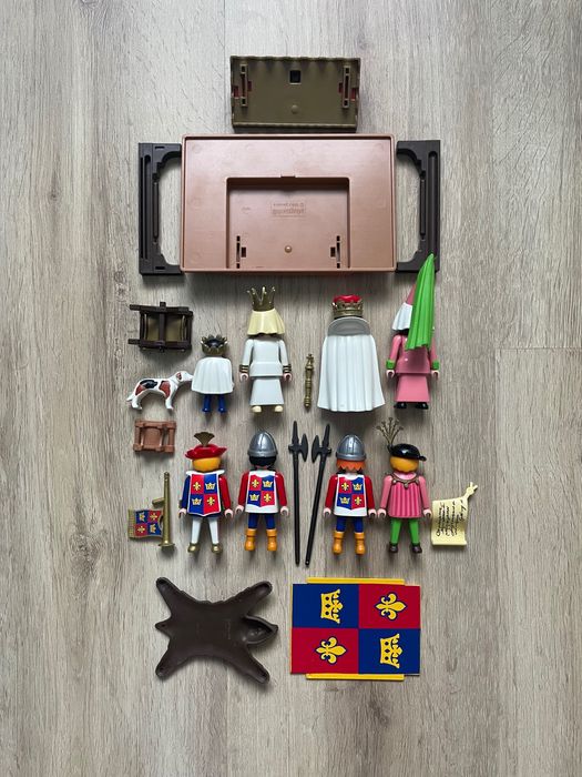 Completo 3659 playmobil rei rainha côrte medieval reinado