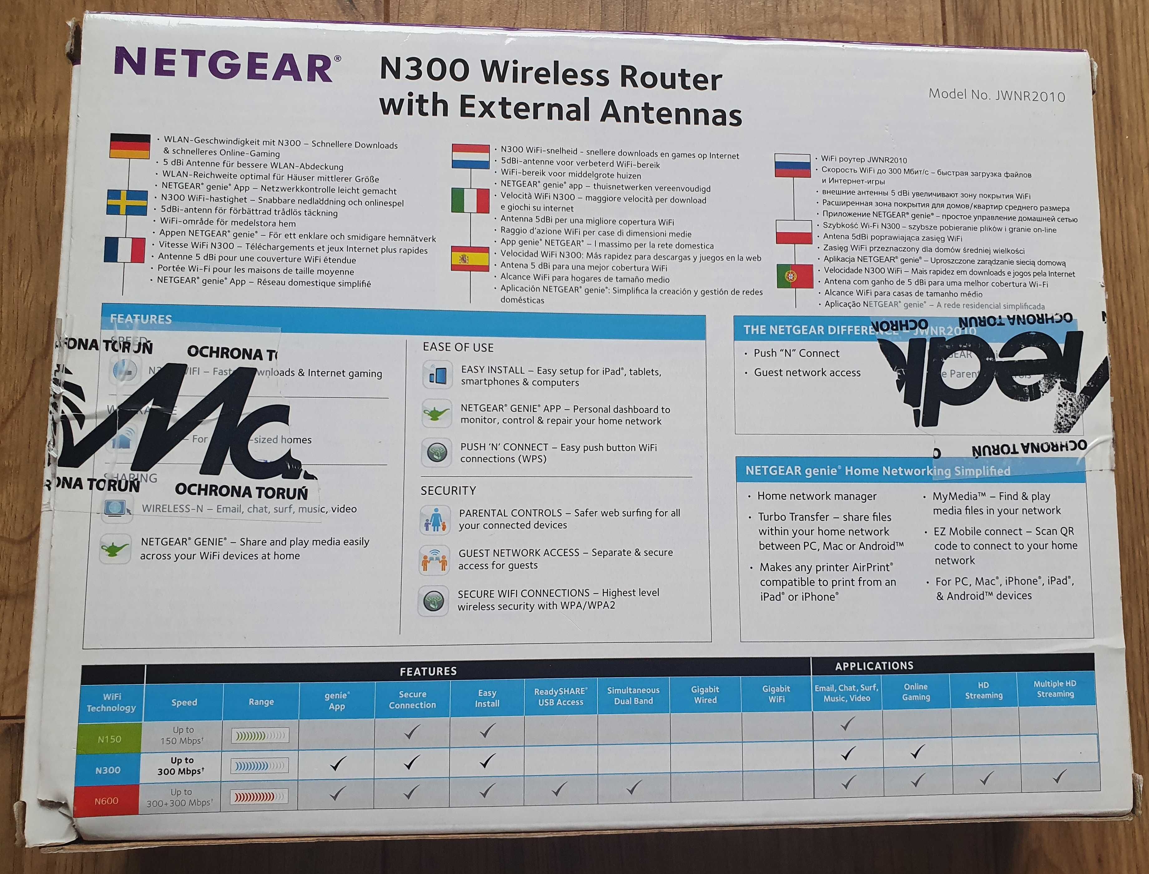 router Netgear JWNR 2010 bezprzewodowy