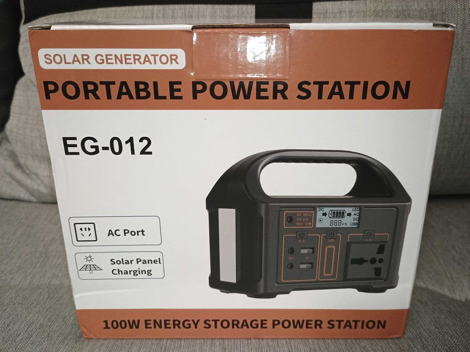 Портативна електростанція EG-012 зарядна станція 100W 24000 мА/год