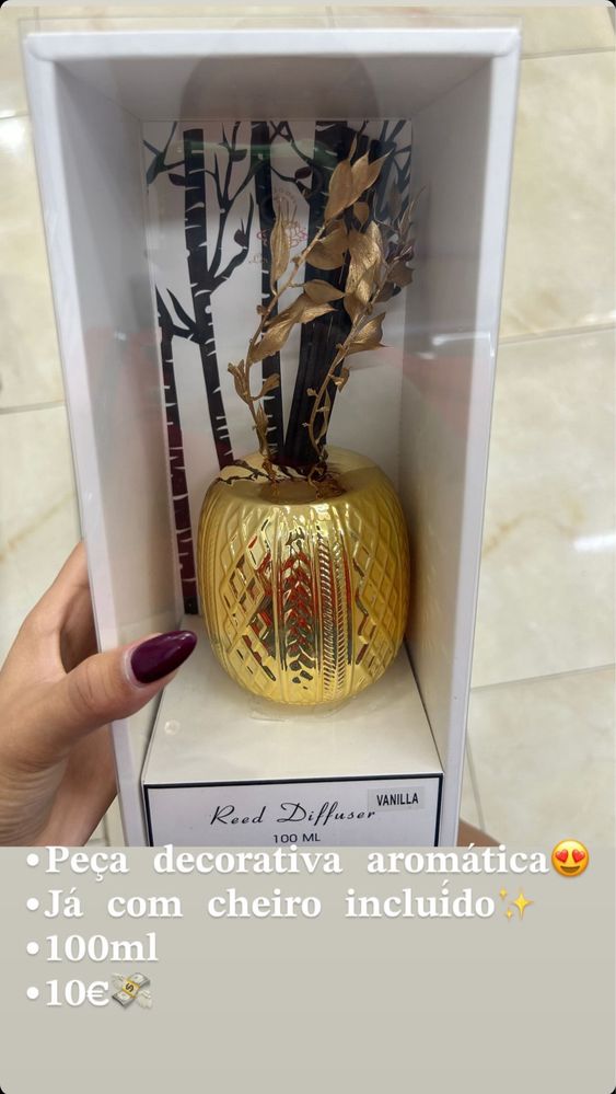 Peça decorativa aromática