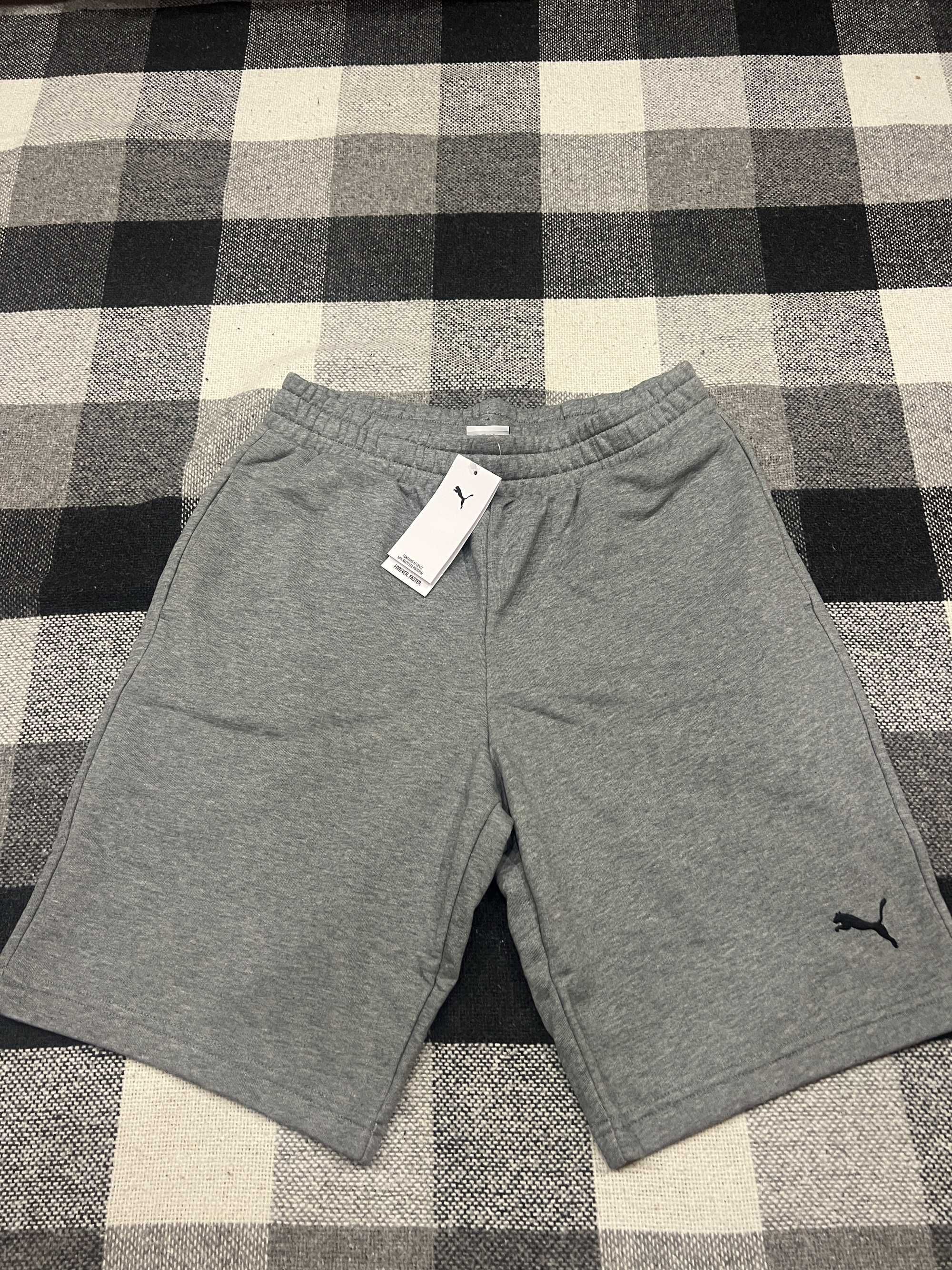 Сірі чоловічі шорти puma essentials men's 10" shorts нові оригінал сша