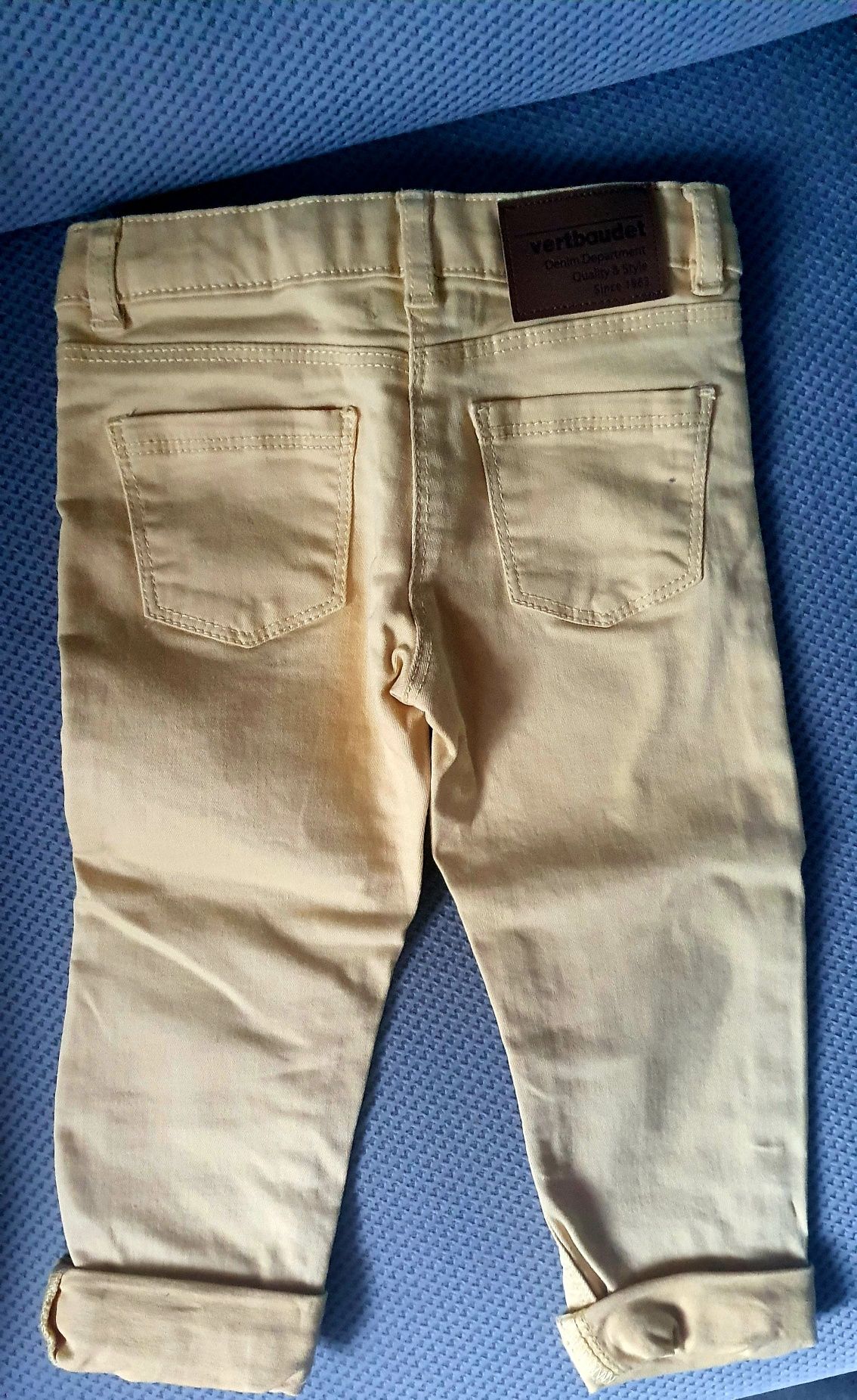 Vertbaudet jeansy slim dla dziewczynki chłopca 86 92 98 spodnie