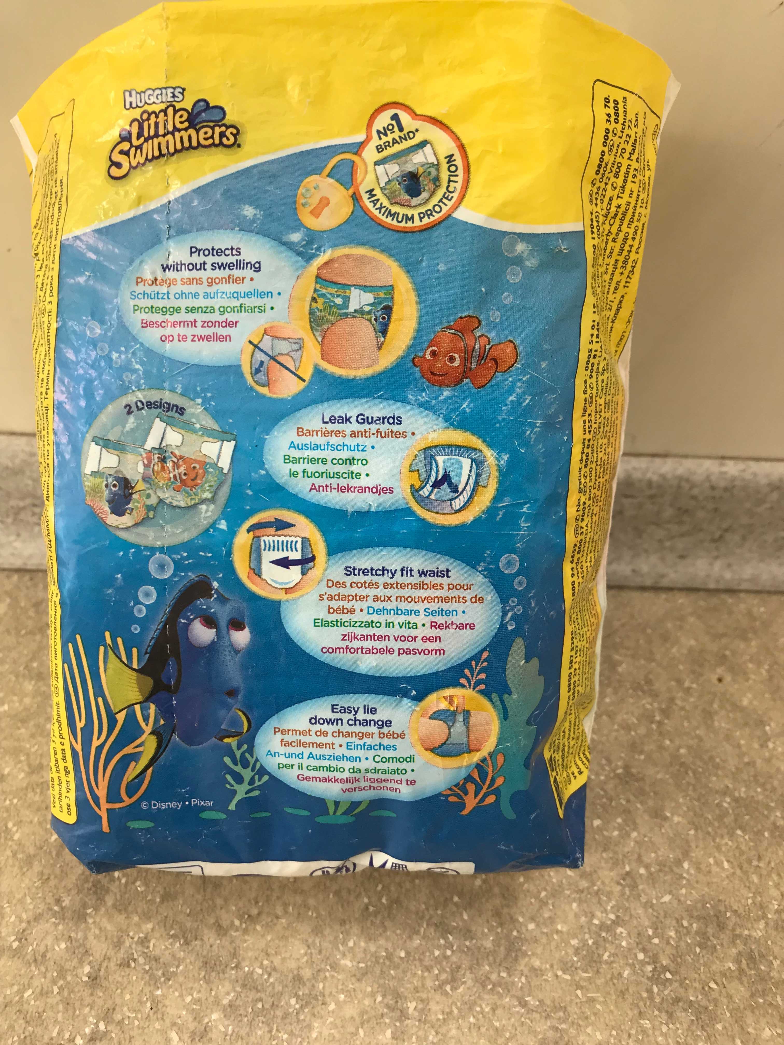Трусики подгузники для плавания Huggies, размер 2-3.