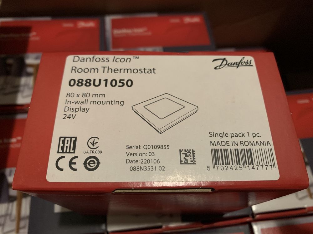 Termostat regulator pokojowy Danfoss Icon 24V