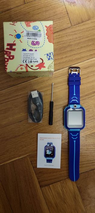 Smartwatch dla dzieci ZEGAREK GPS LOKALIZATOR Niebieski