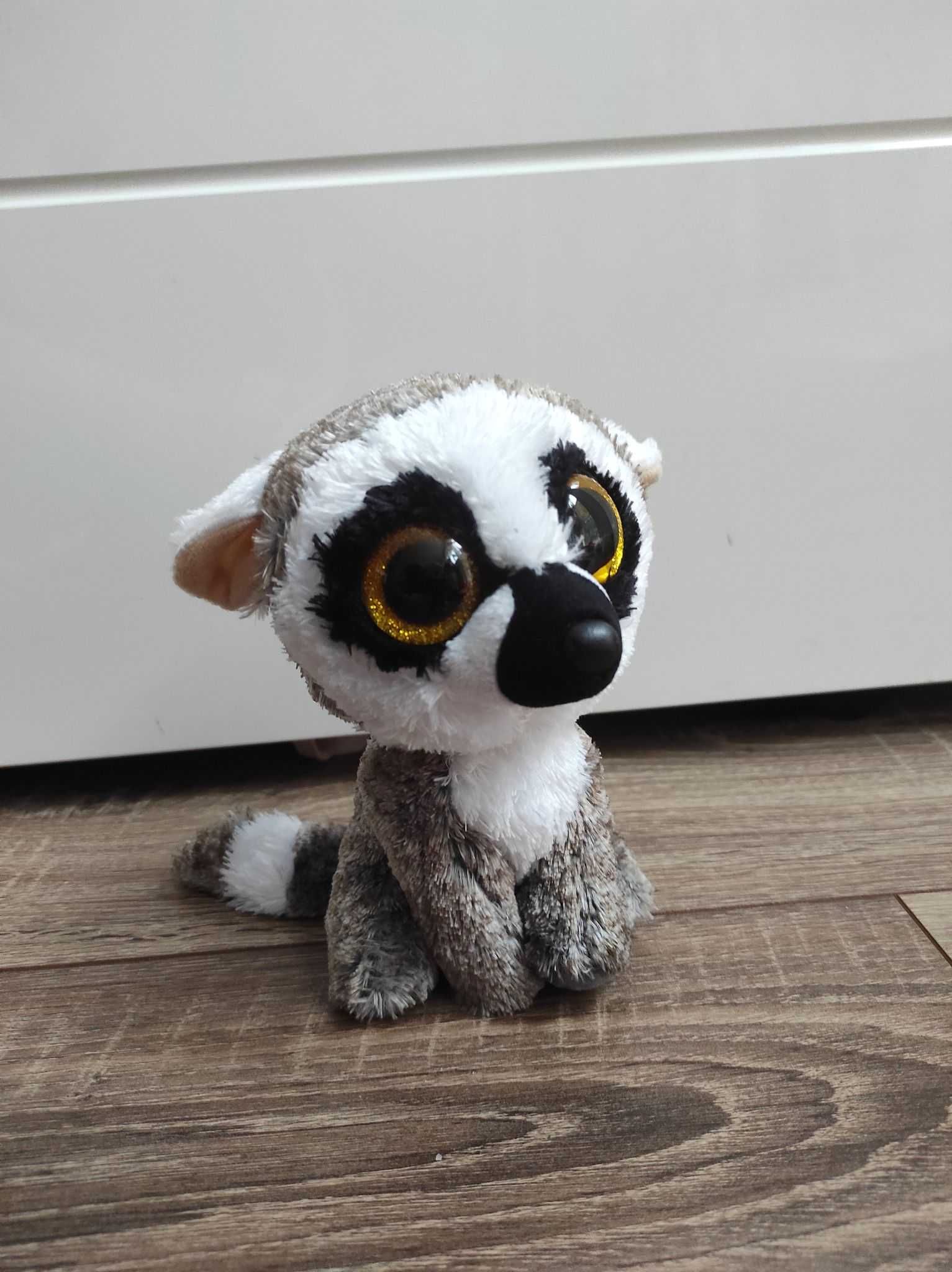 Pluszowy lemur Linus Ty 2019 Beanie Boo małpka pluszak maskotka TySilk