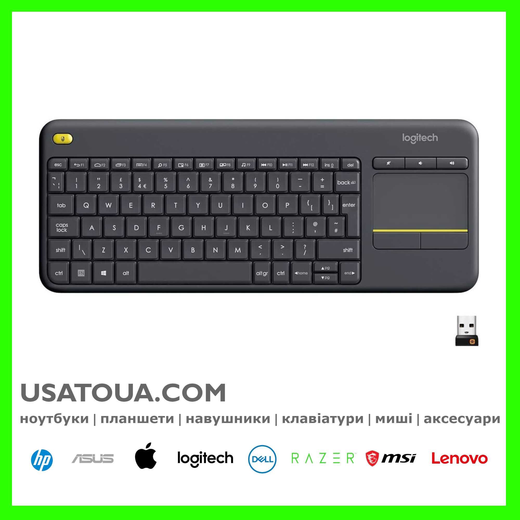 Нова Logitech K400 бездротова клавіатура з тачпадом Multi-Touch