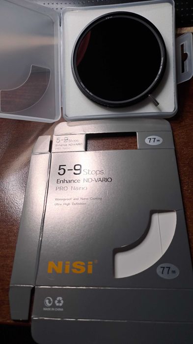 Filtr szary zmienny, Nisi Enhance ND-VARIO 5-9 Stops PRO Nano 77mm