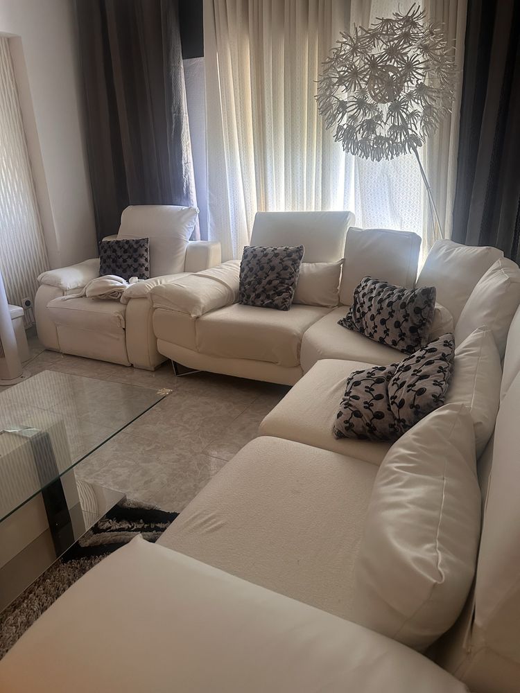Sofa sala branco usado