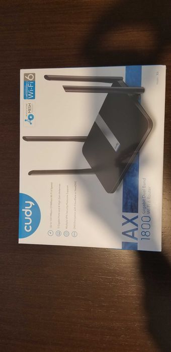 Cuddy AX1800 Dual Band Smart Wi-Fi 6, Model: X664286125874945120