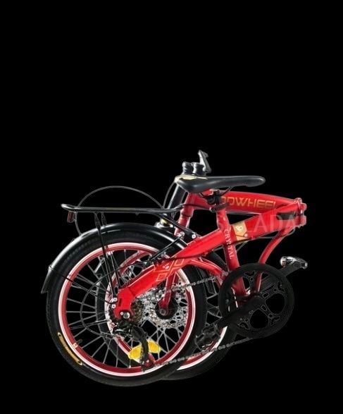 ROWER SKŁADANY 20cal 6xshimano Tarcze Bagażnik  - Jak nowy użyty 2 raz