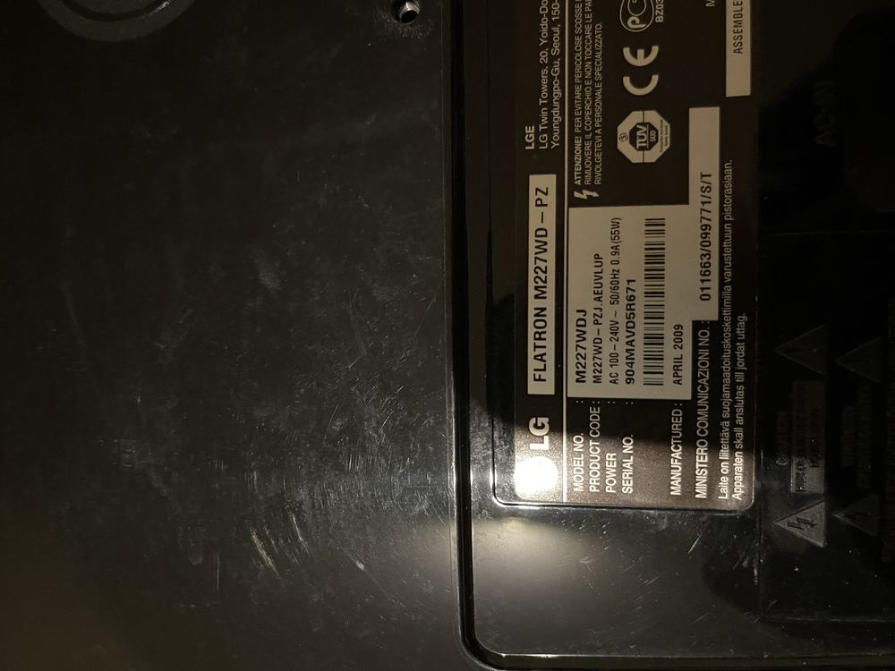 Peças LG M227WD-PZ