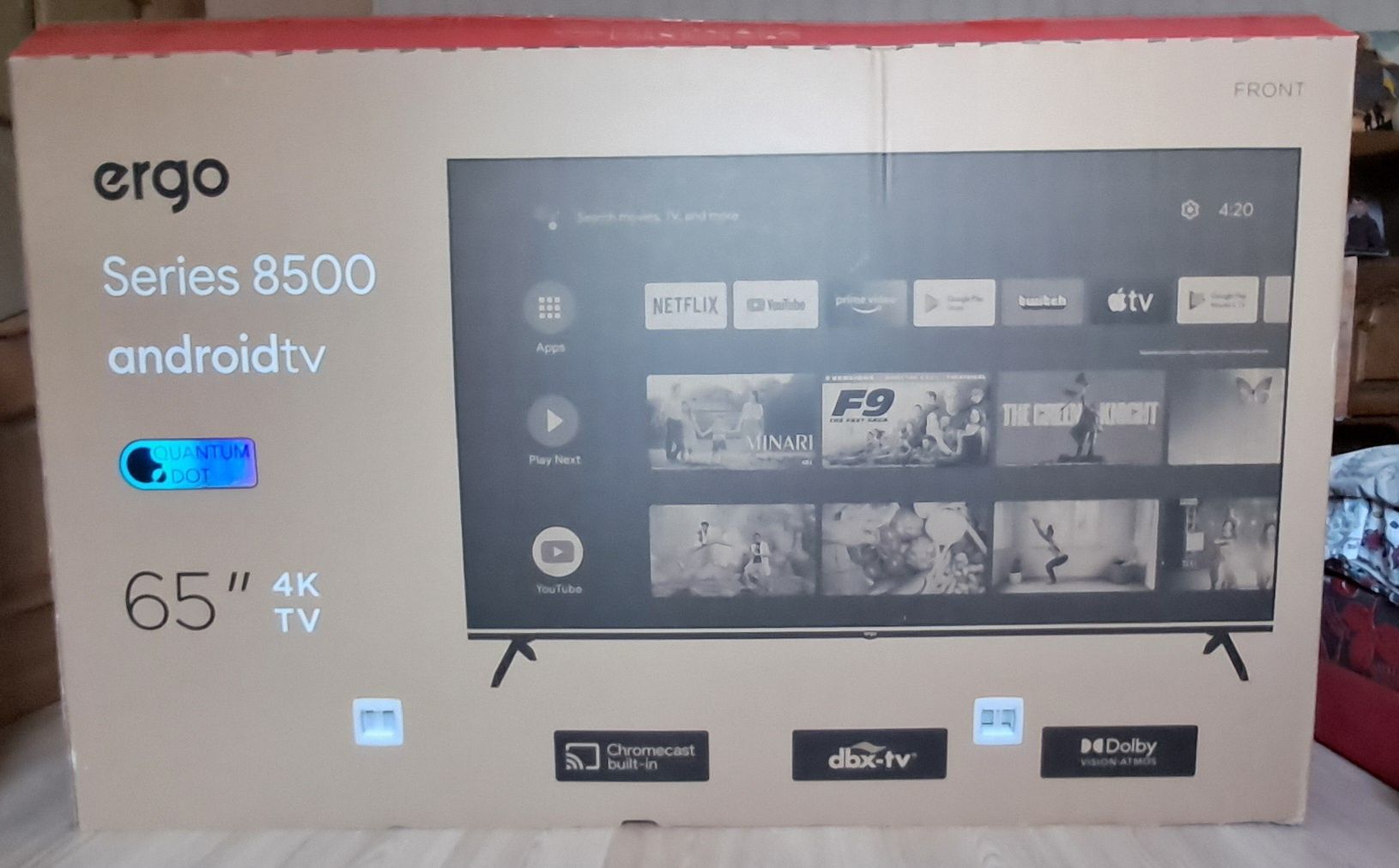 Телевизор ergo Series 8500 "65" дюймов