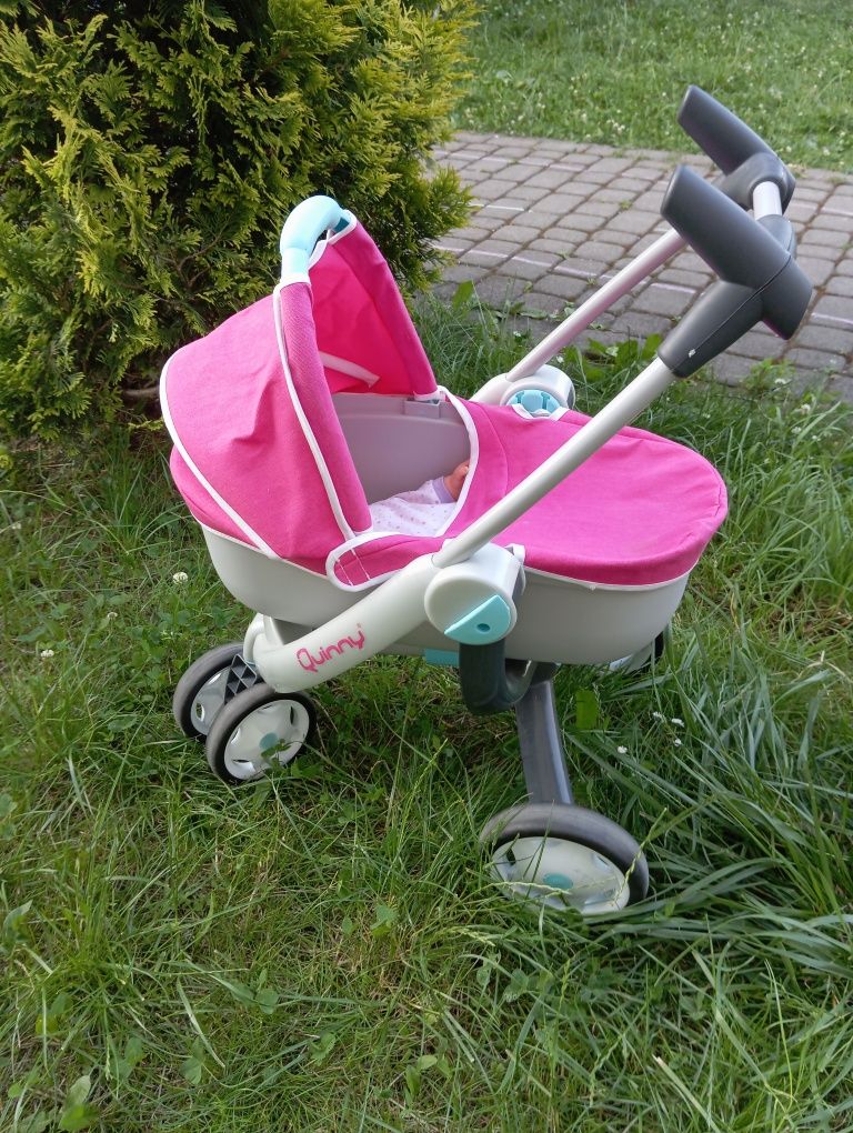 Wózek dla lalek Quinny od Smoby 3 kołowy