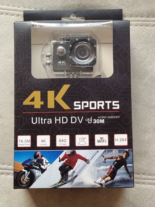 Action Camera 4K Sports 16Gb