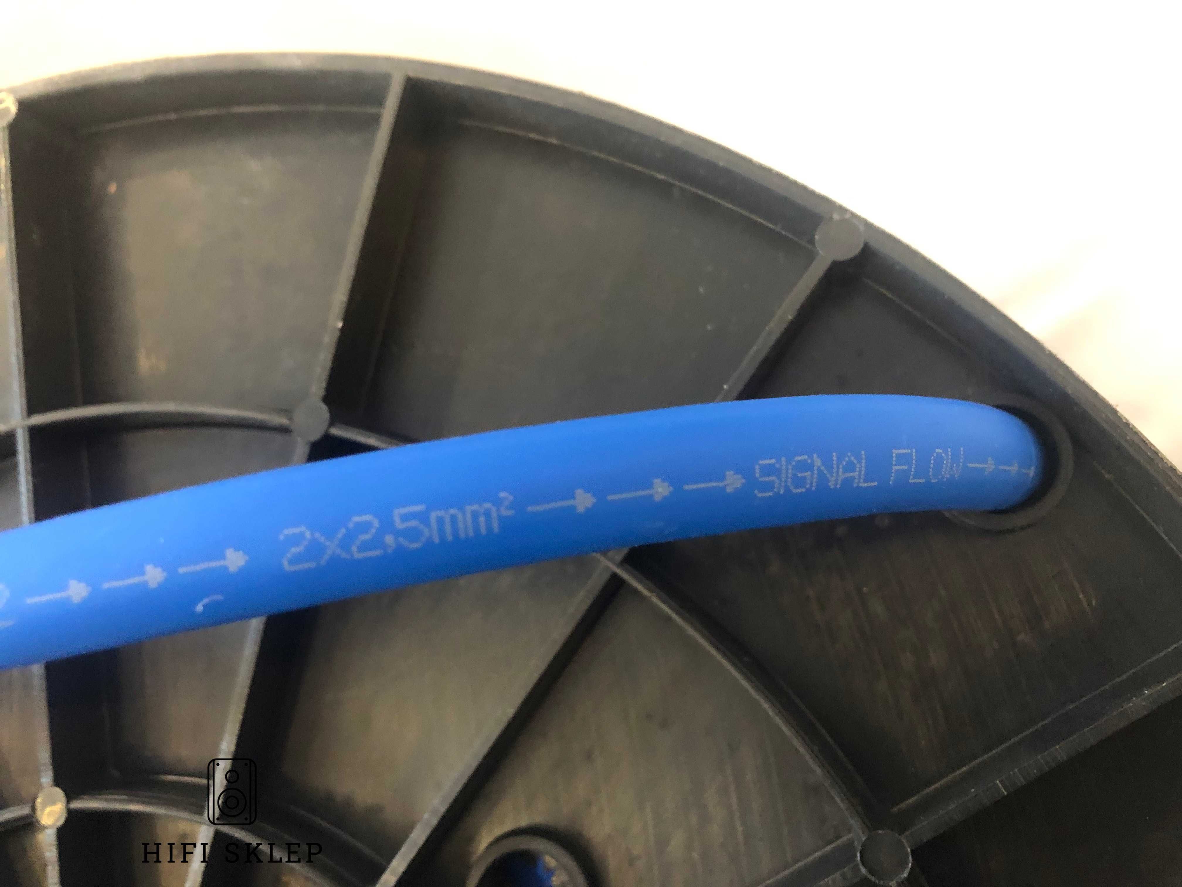 HOTLINE CABLES-  Blue Silicon Line MK2-kabel głośnikowy ze szpuli
