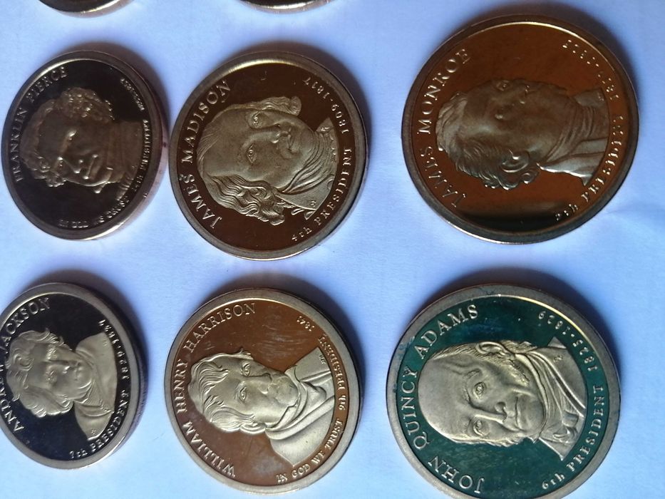 1 Доллар США Президенти, монети