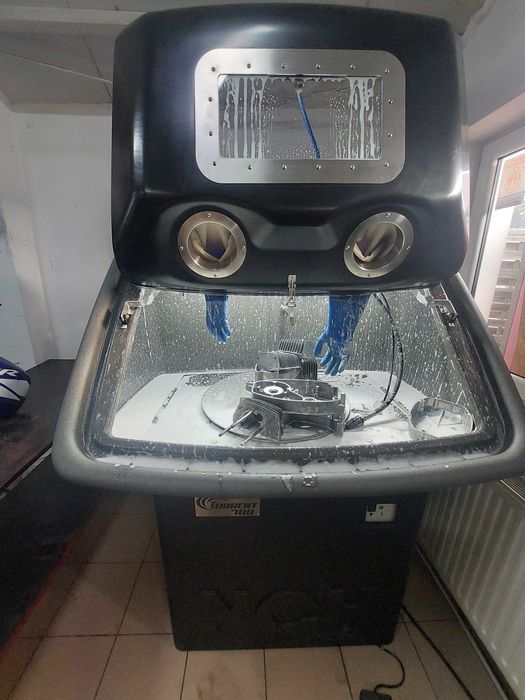 Szkiełkowanie wodne, Aquablasting, odnawianie części Jabłonna