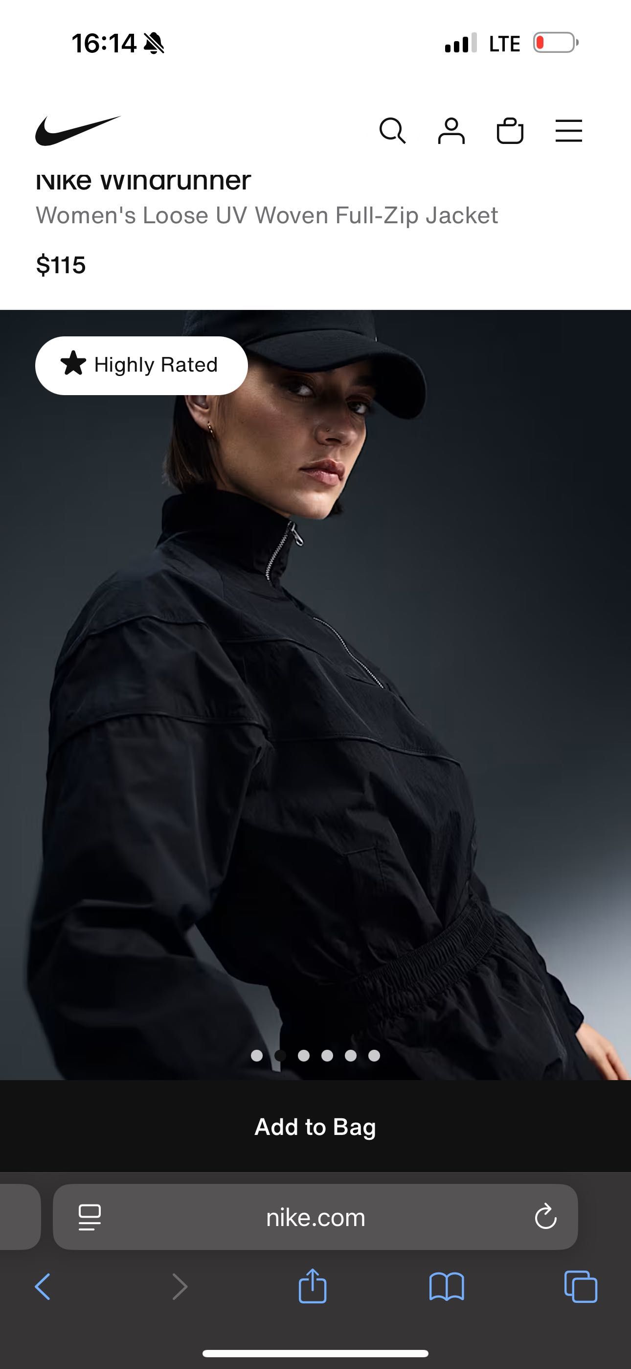 Жіноча куртка Nike Windrunner