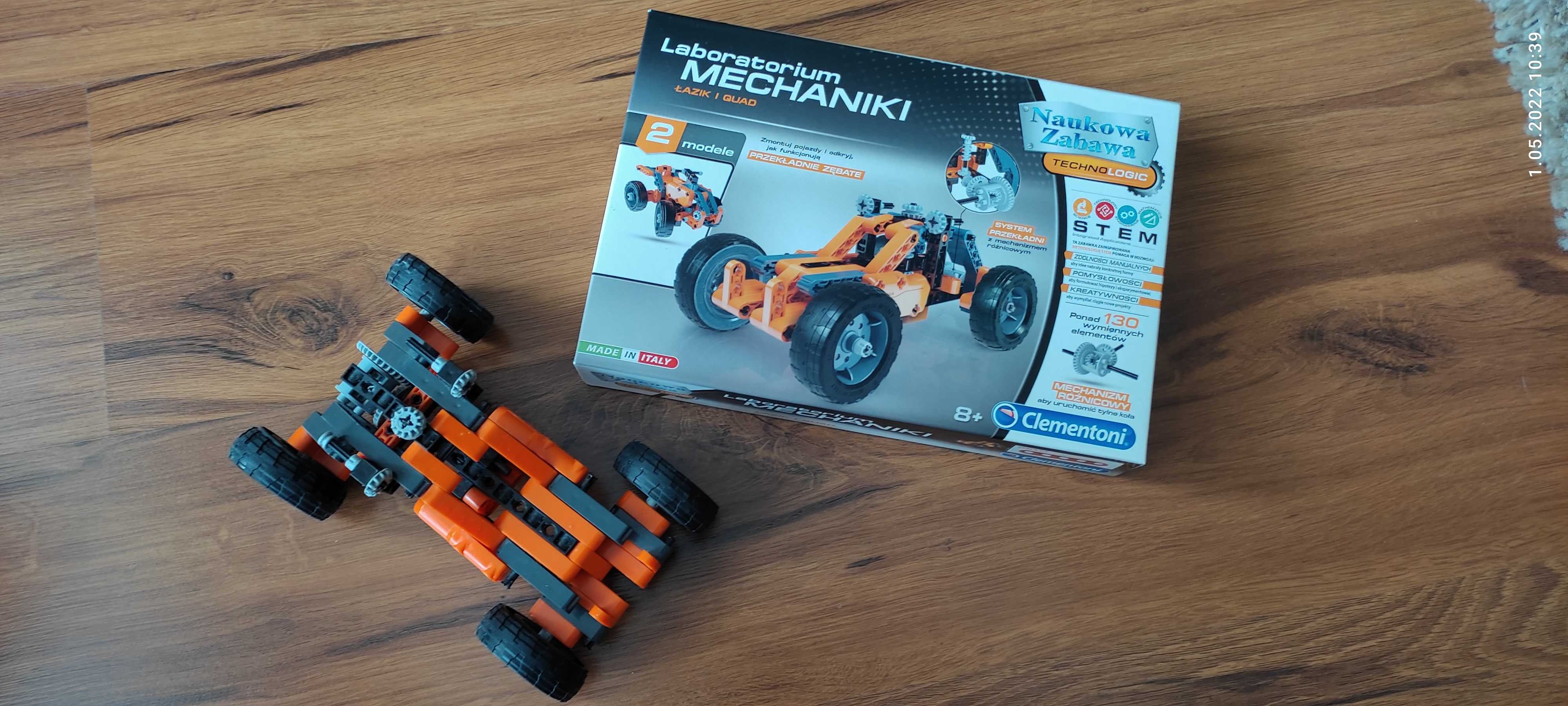 Klocki Laboratorium Mechaniki Łazik i Quad.