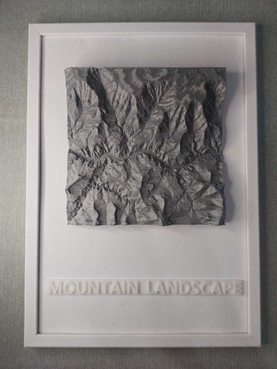 Продам картину "Grand Canyon Arizona USA" надруковану на 3d принтері