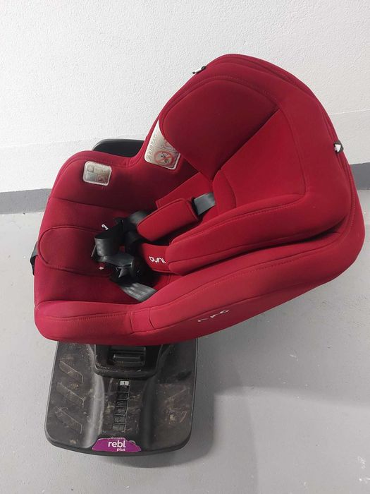 Fotelik samochodowy obrotowy Nuna Rebl Plus 0-18,5 kg + nowy pokrowiec