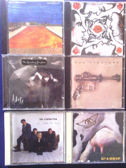 CD s Aerosmith Buffalo Springfield, Marih Carey, Sade, Roger Waters