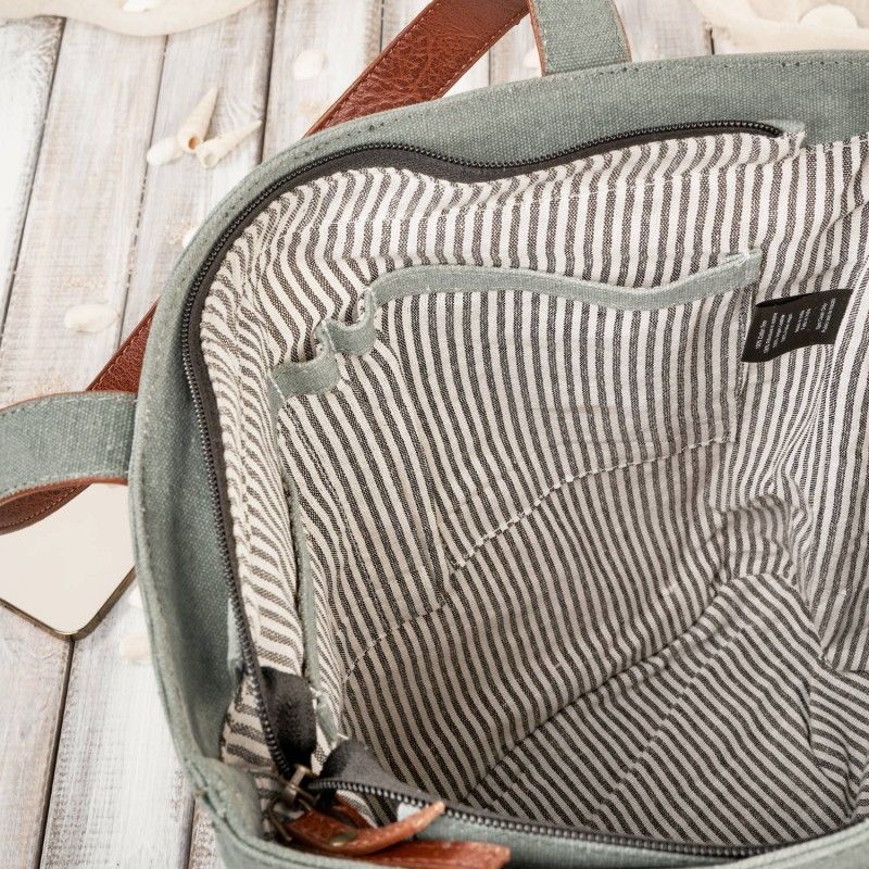 torba damska na ramię shopper duża wegańska materiałowa pojemna